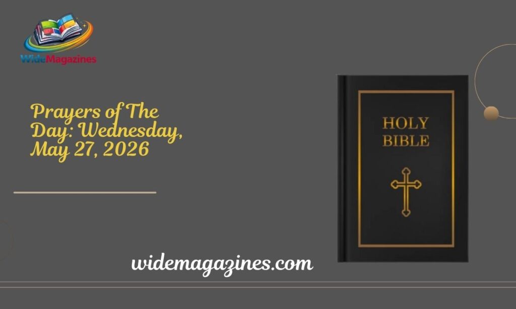 Prayers of The Day Wednesday, May 27, 2026