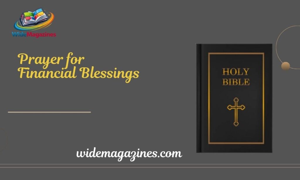 Prayer for Financial Blessings